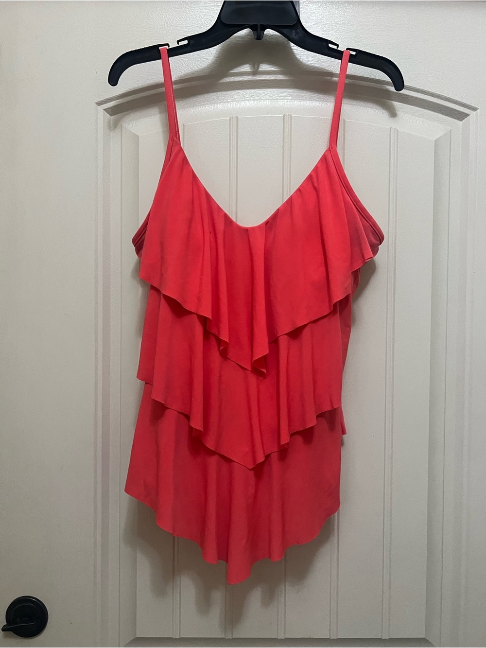 Miraclesuit Coral Ruffle Tiered Bikini Top